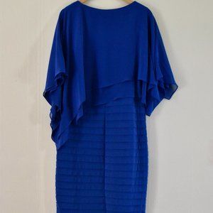 Frank Lyman Bandage Dress with Attached Shawl